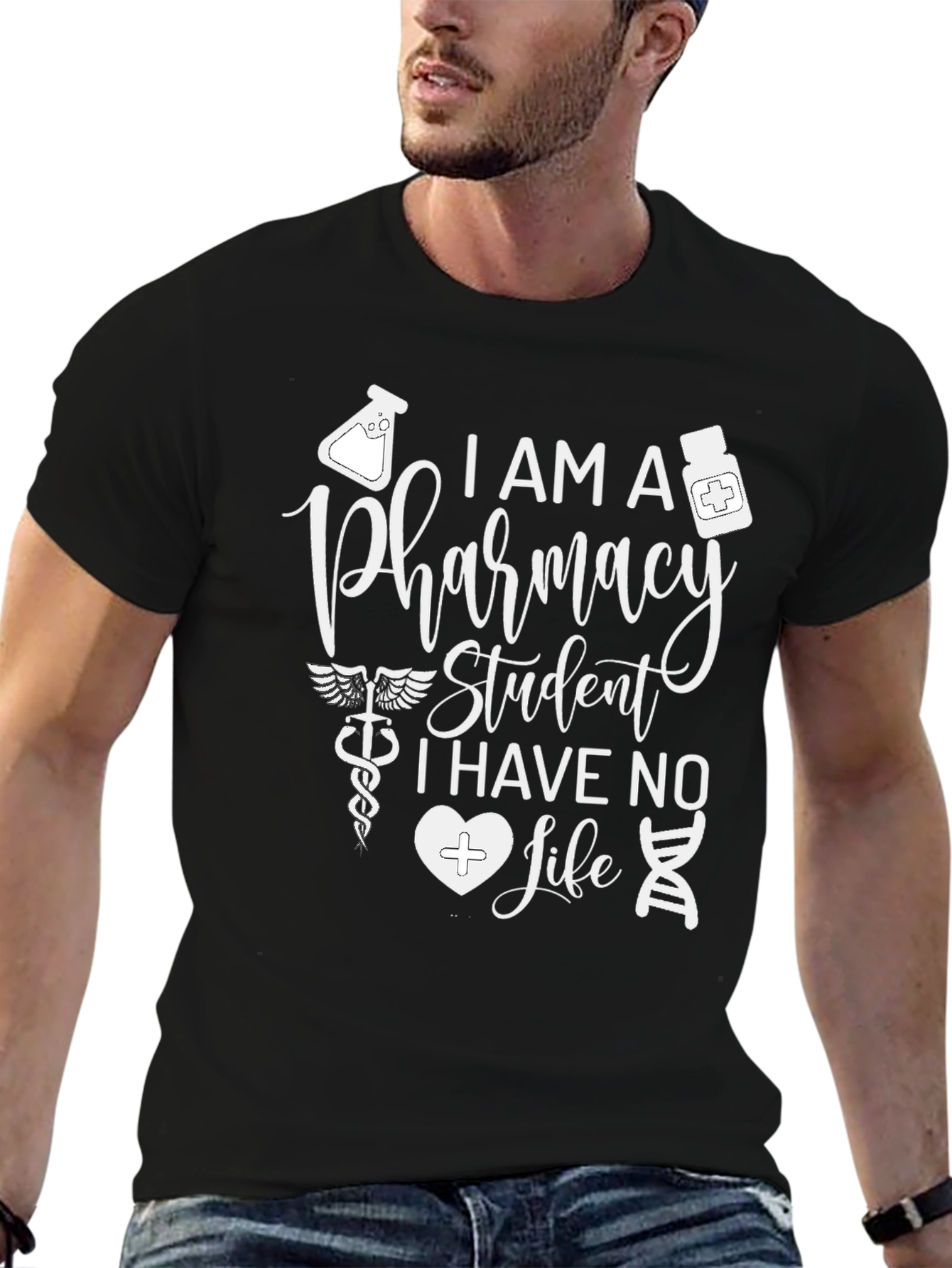 Pharmacy Student T-Shirt - Funny Design