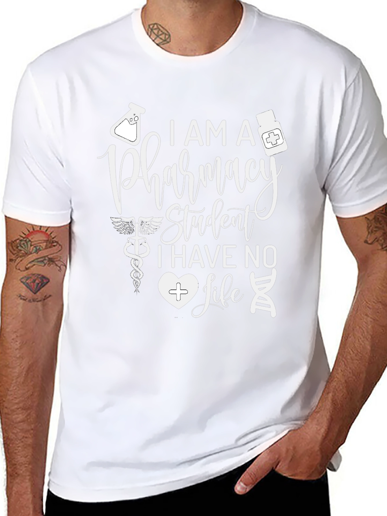 Pharmacy Student T-Shirt - Funny Design