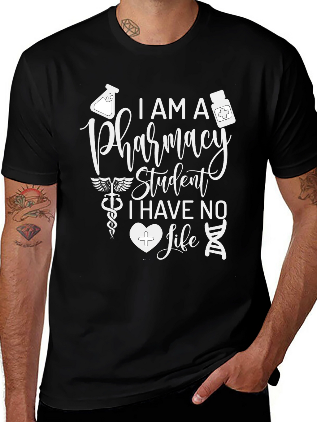 Pharmacy Student T-Shirt - Funny Design