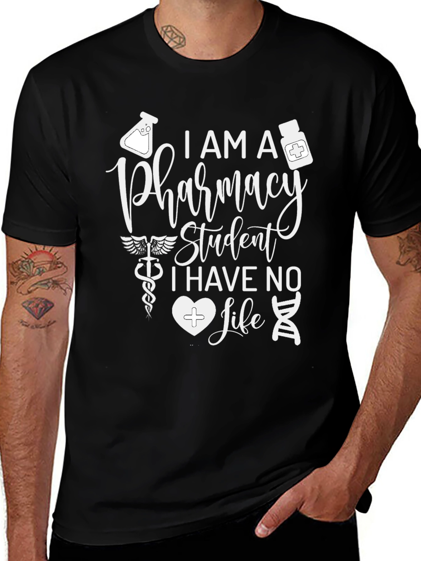 Pharmacy Student T-Shirt - Funny Design