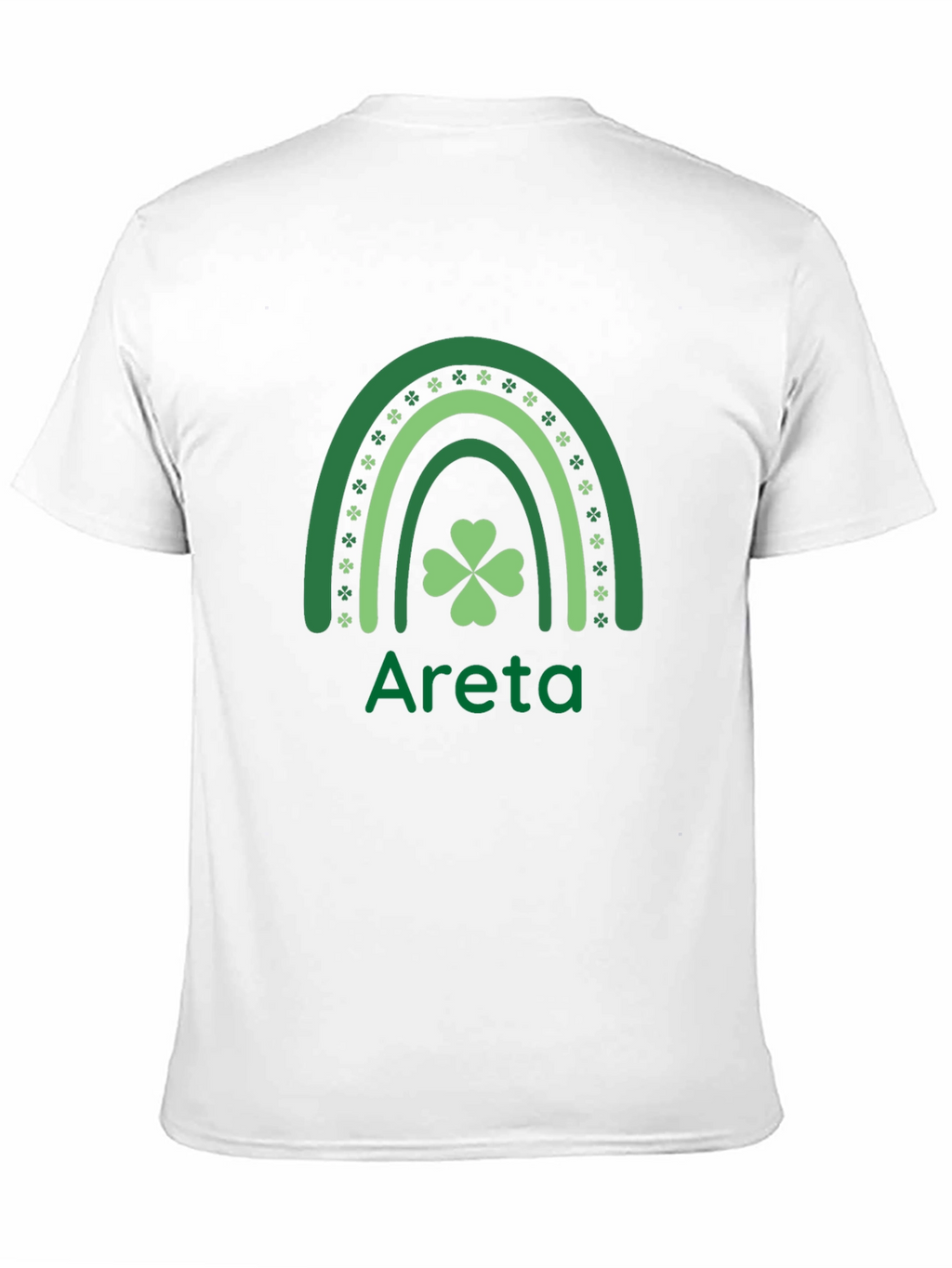 St. Patricks Day Areta Rainbow Clover T-Shirt