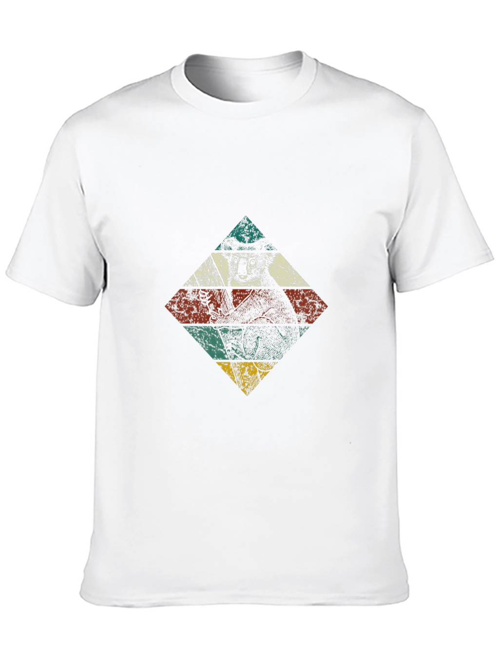 Retro Koala Bear Diamond Graphic Tee