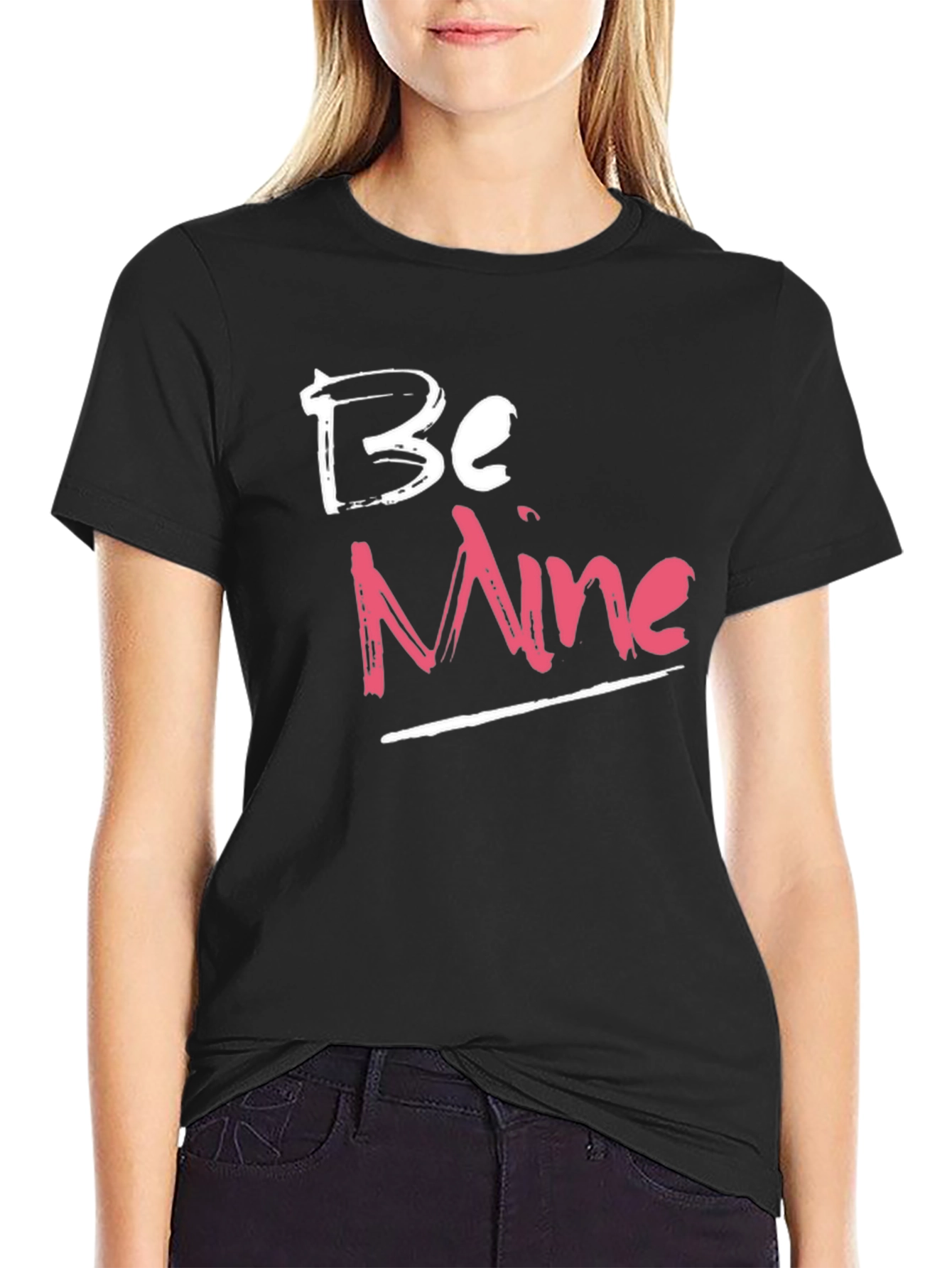 Be Mine Graphic Tee - Mens Black Short Sleeve