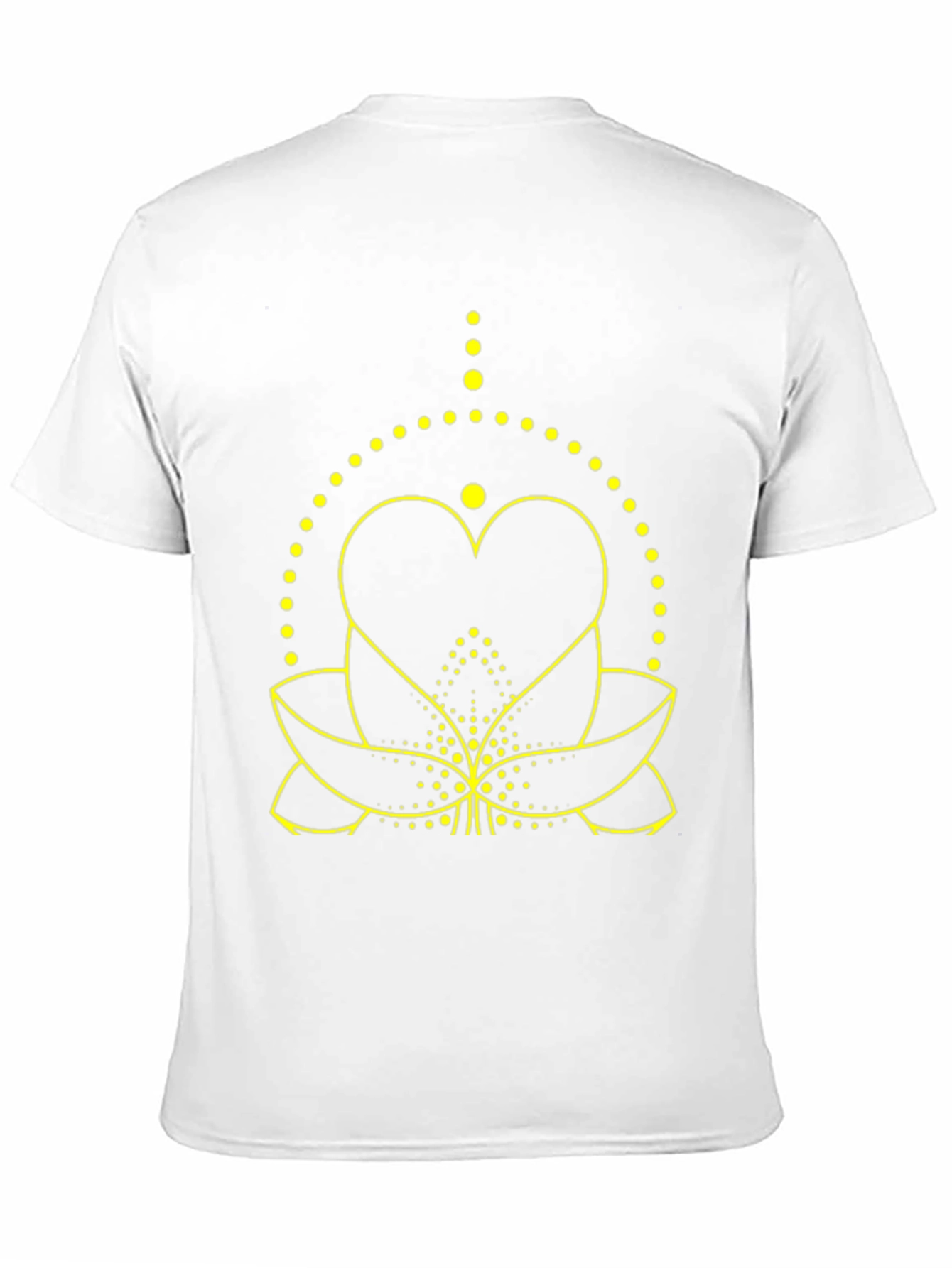 Lotus Heart Graphic Tee - Black