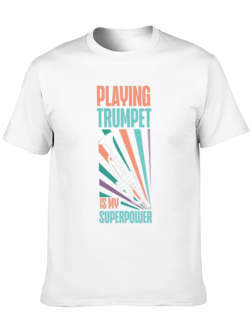 Trumpet Superpower Graphic Tee - Musicians Delight