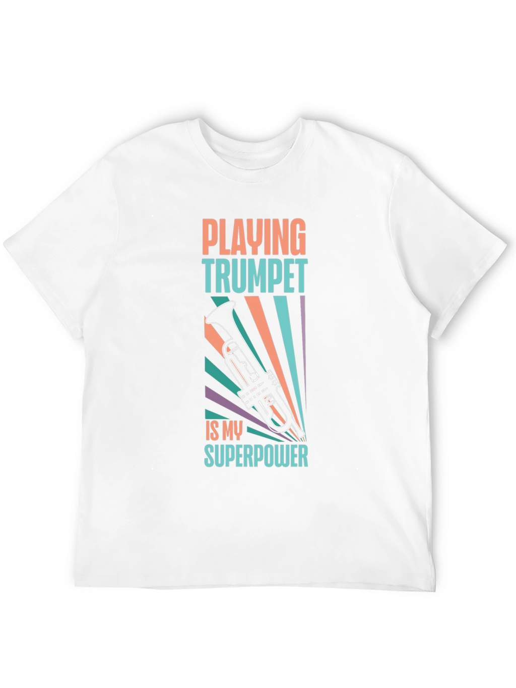 Trumpet Superpower Graphic Tee - Musicians Delight