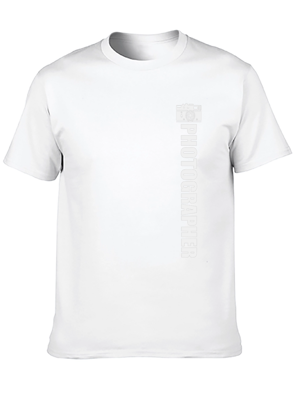 Photographer Graphic Tee - Black Cotton Casual Shirt