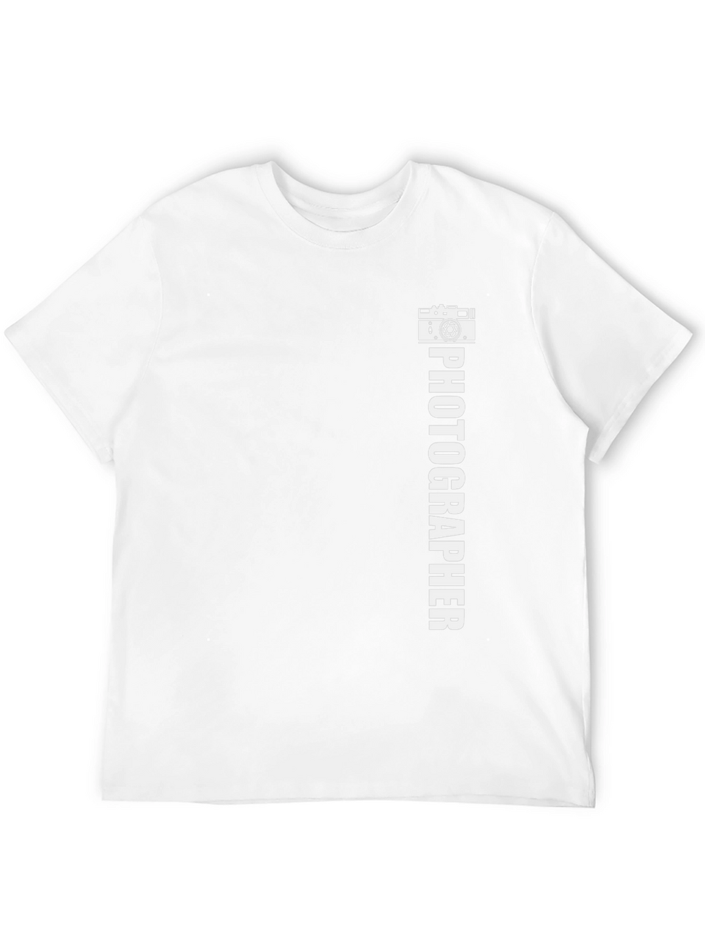 Photographer Graphic Tee - Black Cotton Casual Shirt