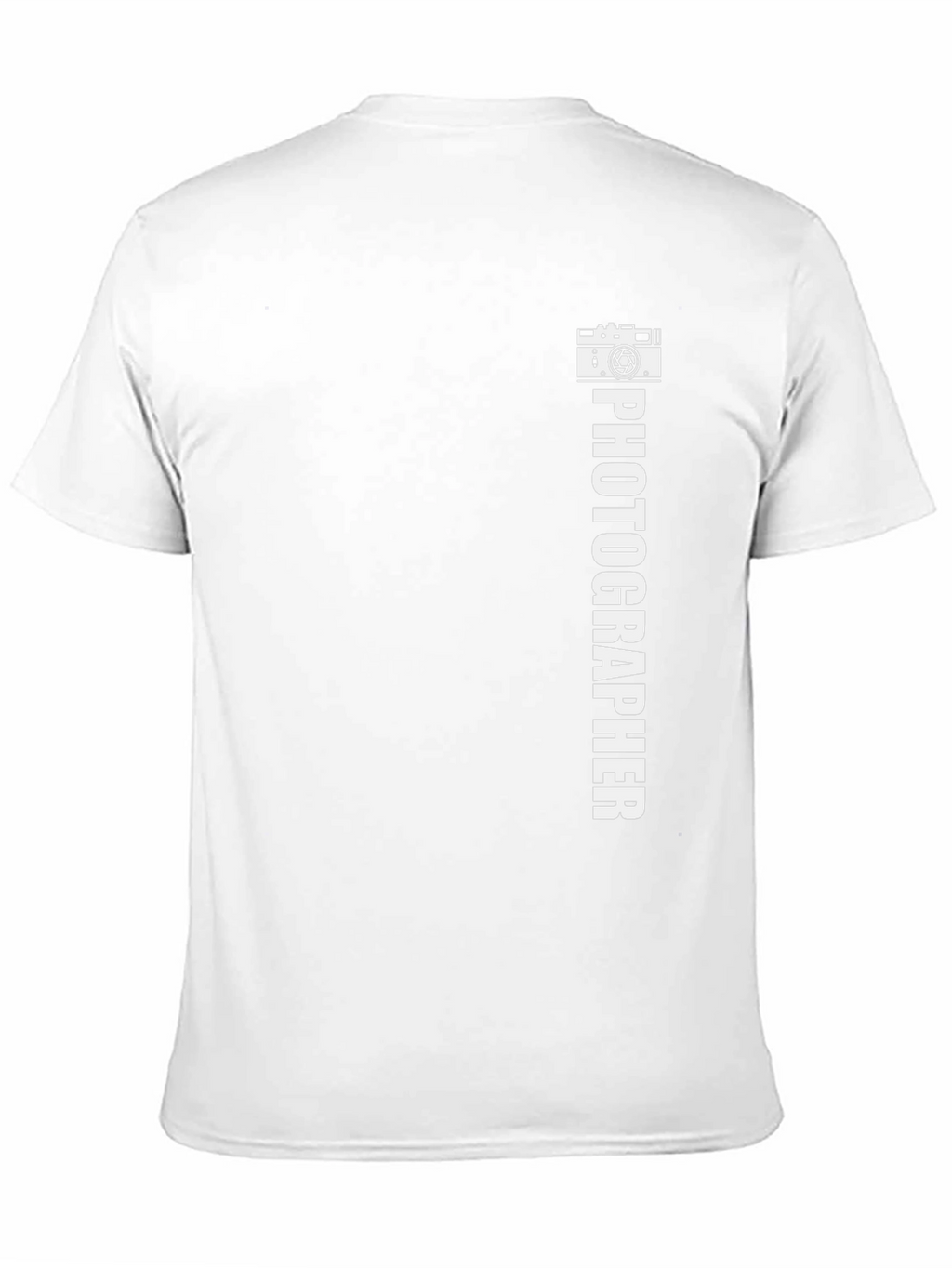 Photographer Graphic Tee - Black Cotton Casual Shirt