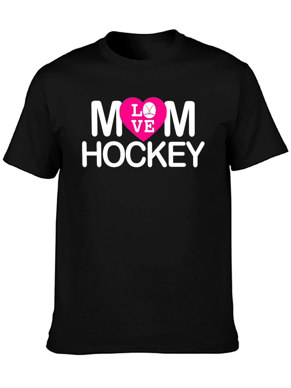 Mom Hockey Love Graphic T-Shirt