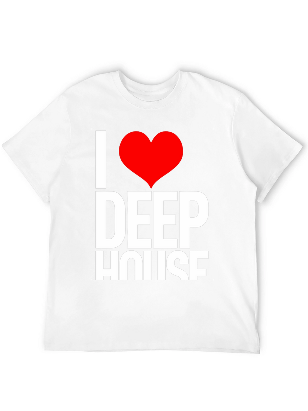 I Heart Deep House Black T-Shirt