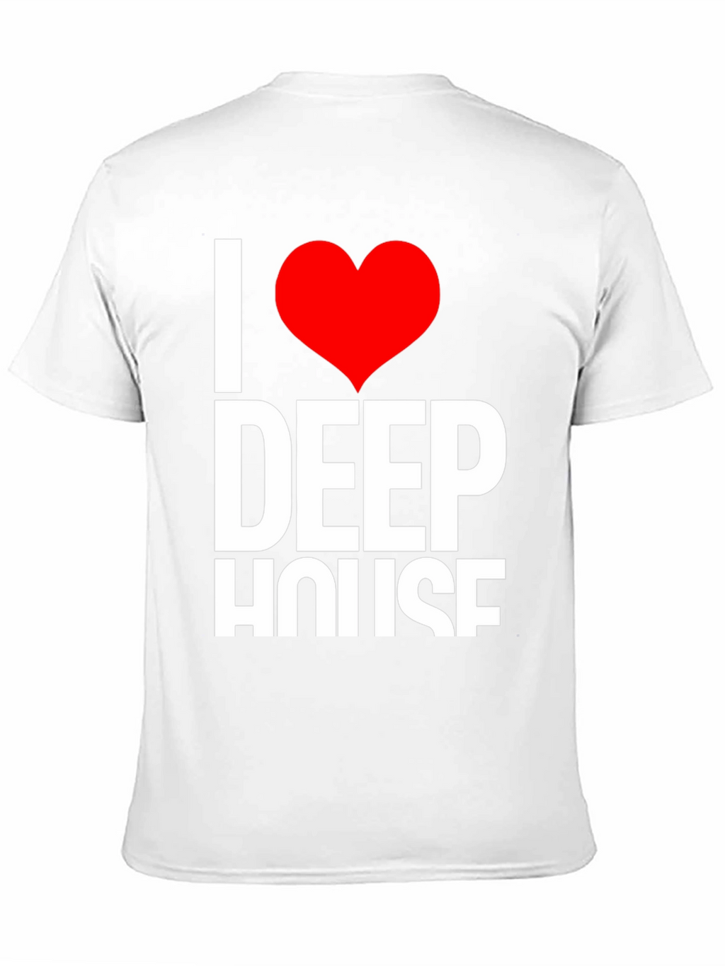 I Heart Deep House Black T-Shirt