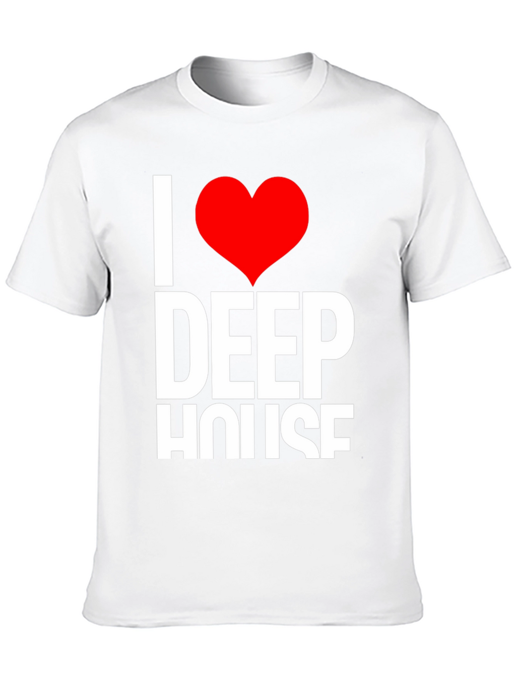 I Heart Deep House Black T-Shirt