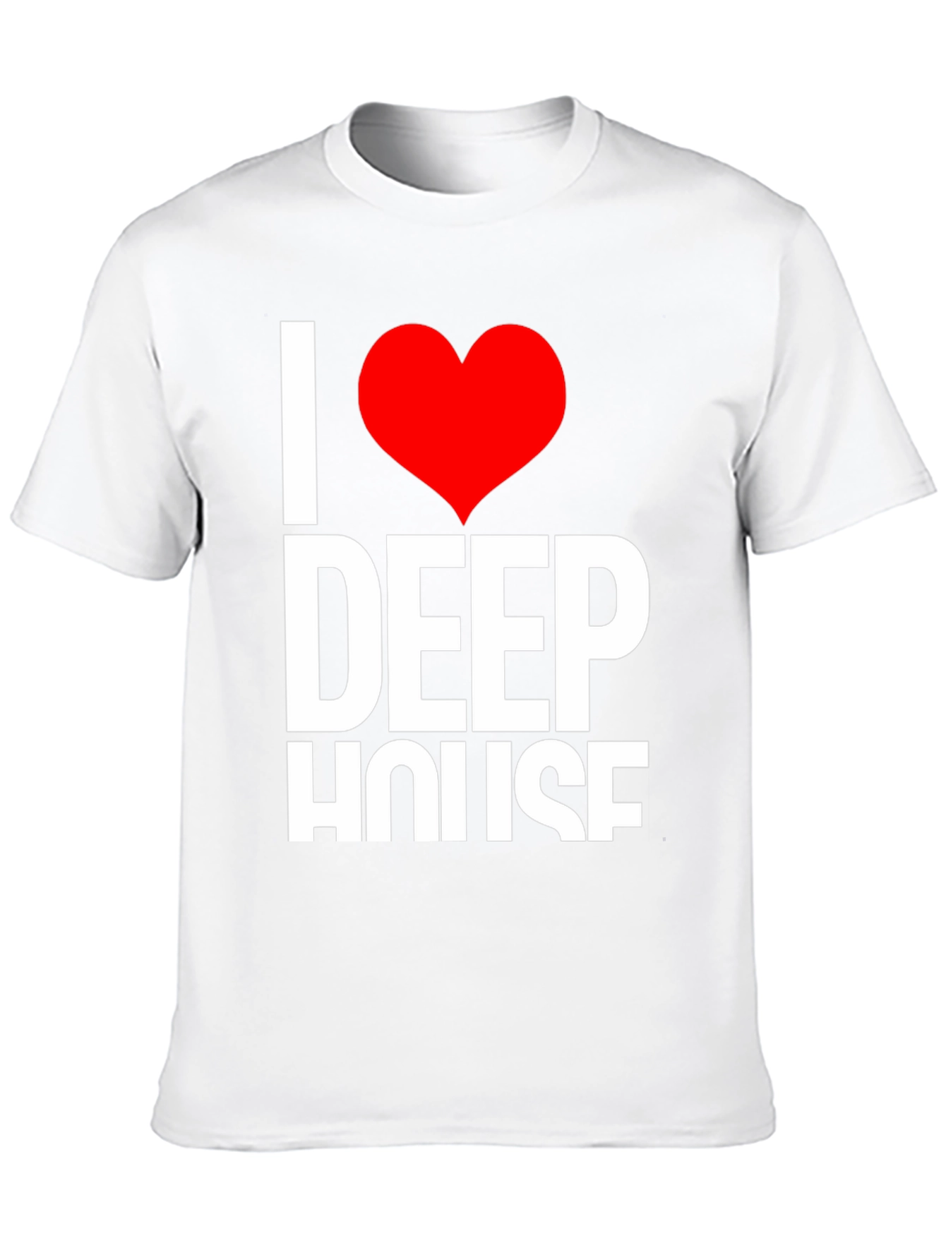 I Heart Deep House Black T-Shirt