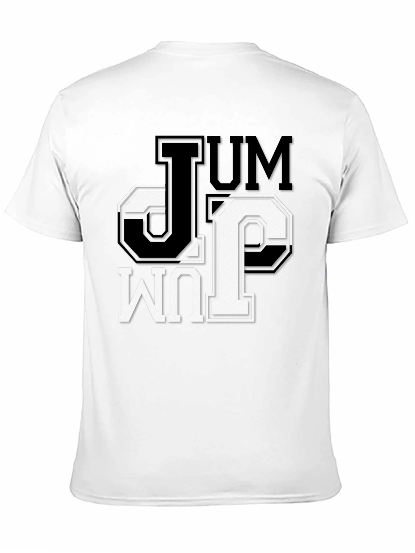 JUM Black Graphic Tee - Stylish Mens Casual Shirt