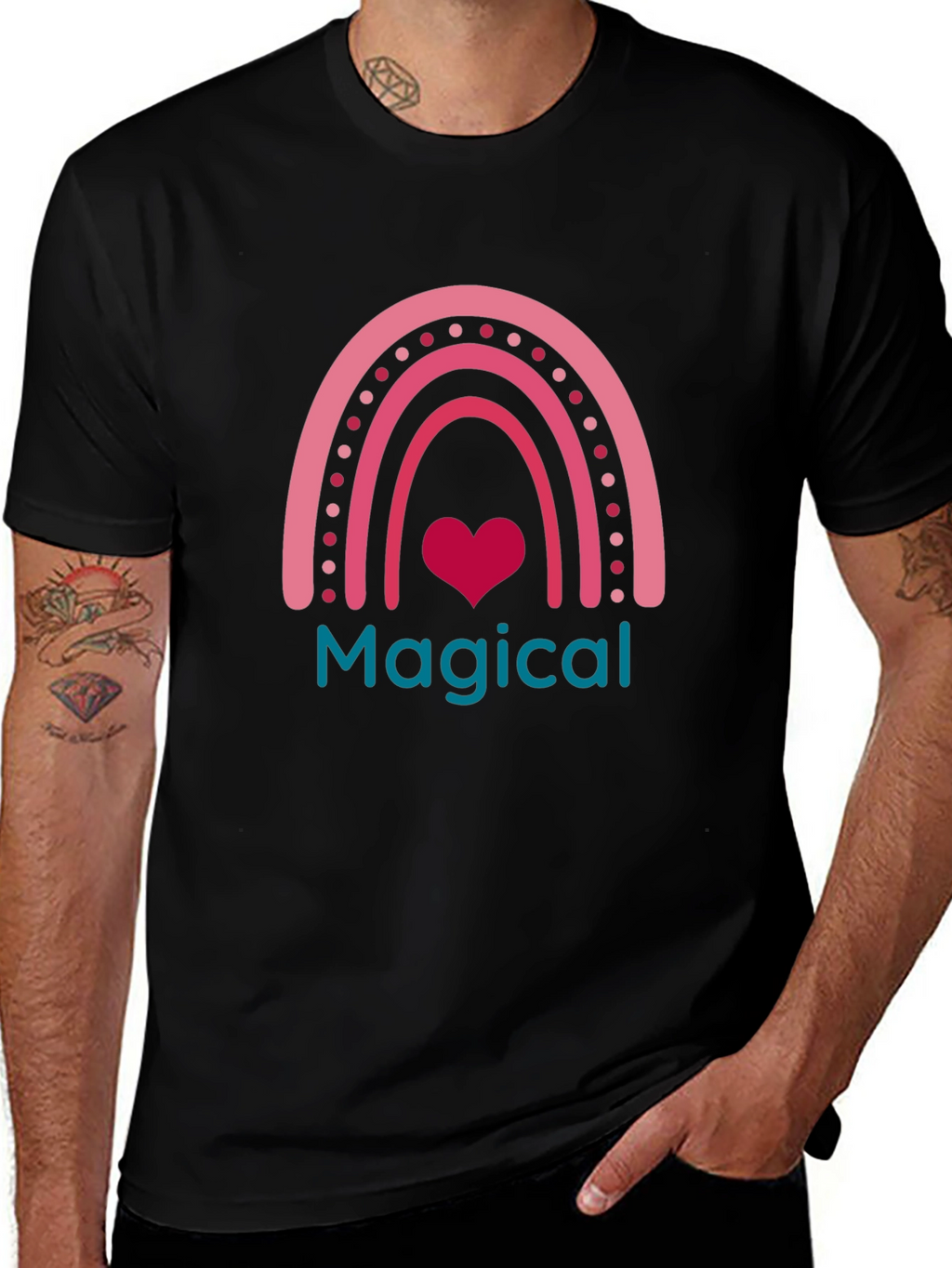 Magical Rainbow Heart T-Shirt