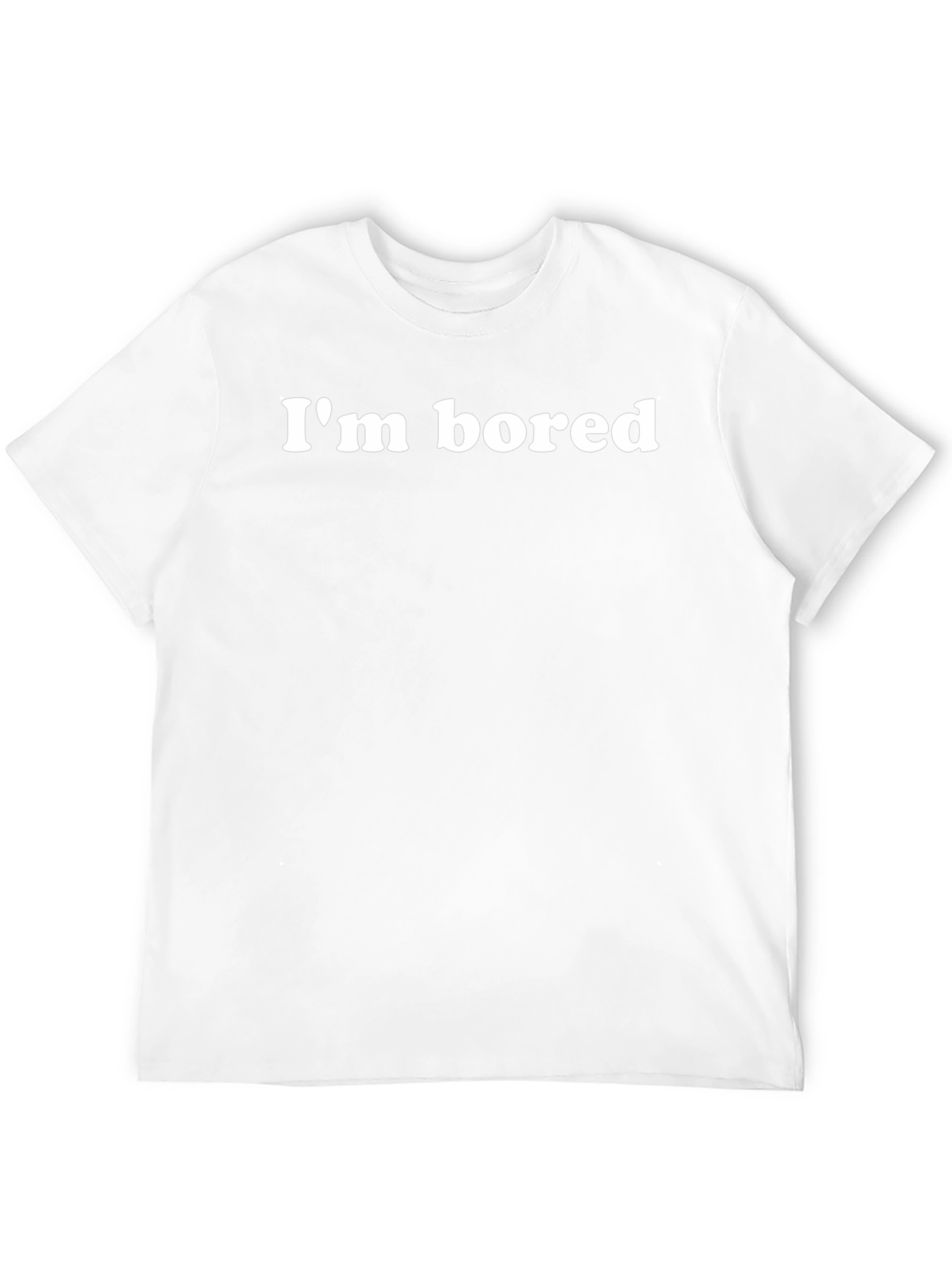 Im Bored Graphic Tee - Classic Black T-Shirt