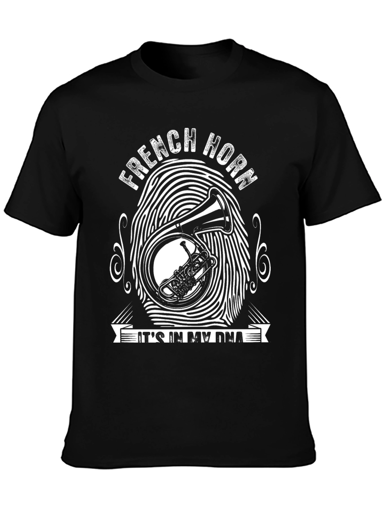 French Horn DNA T-Shirt - Musicians Tee