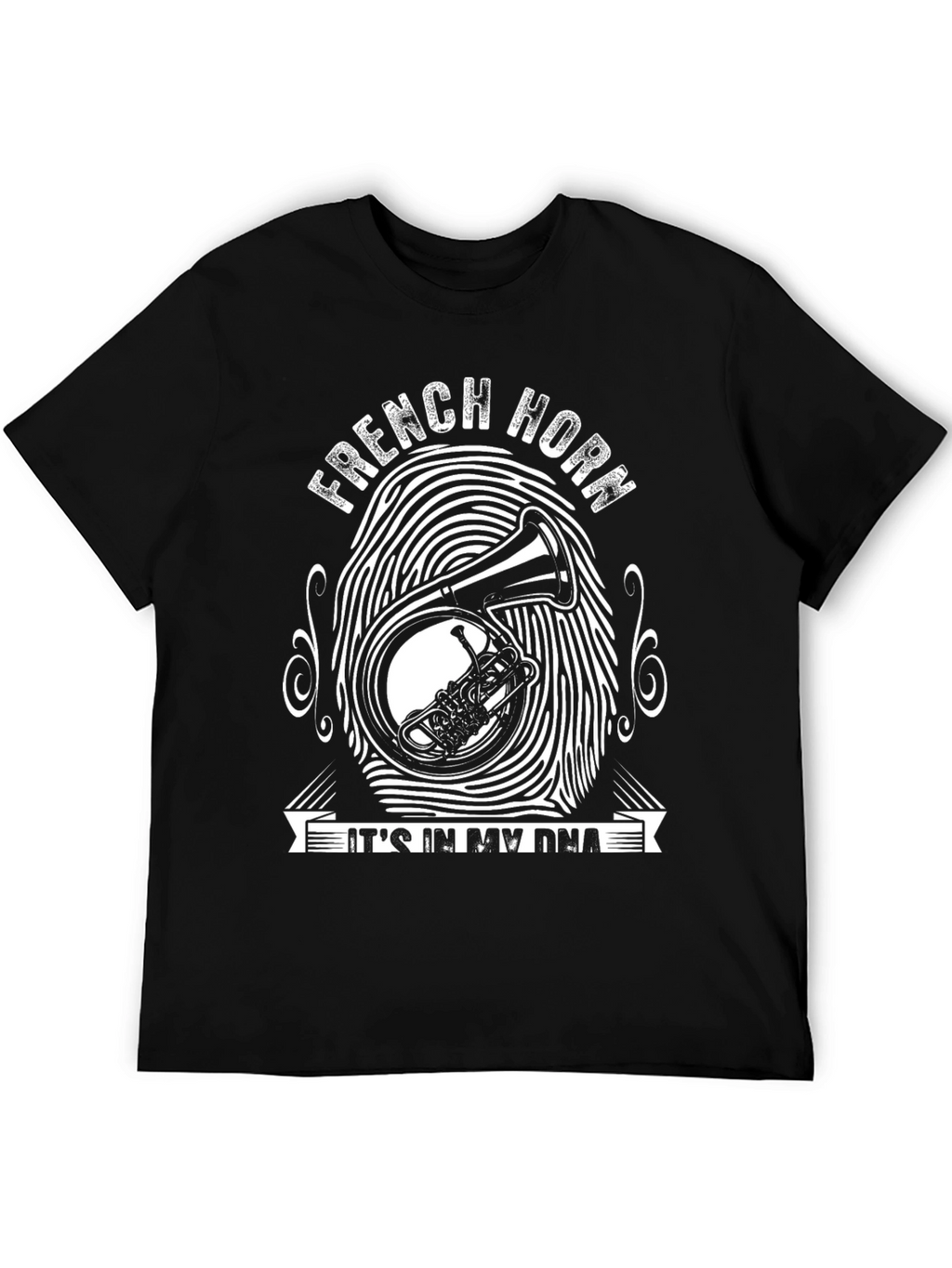 French Horn DNA T-Shirt - Musicians Tee