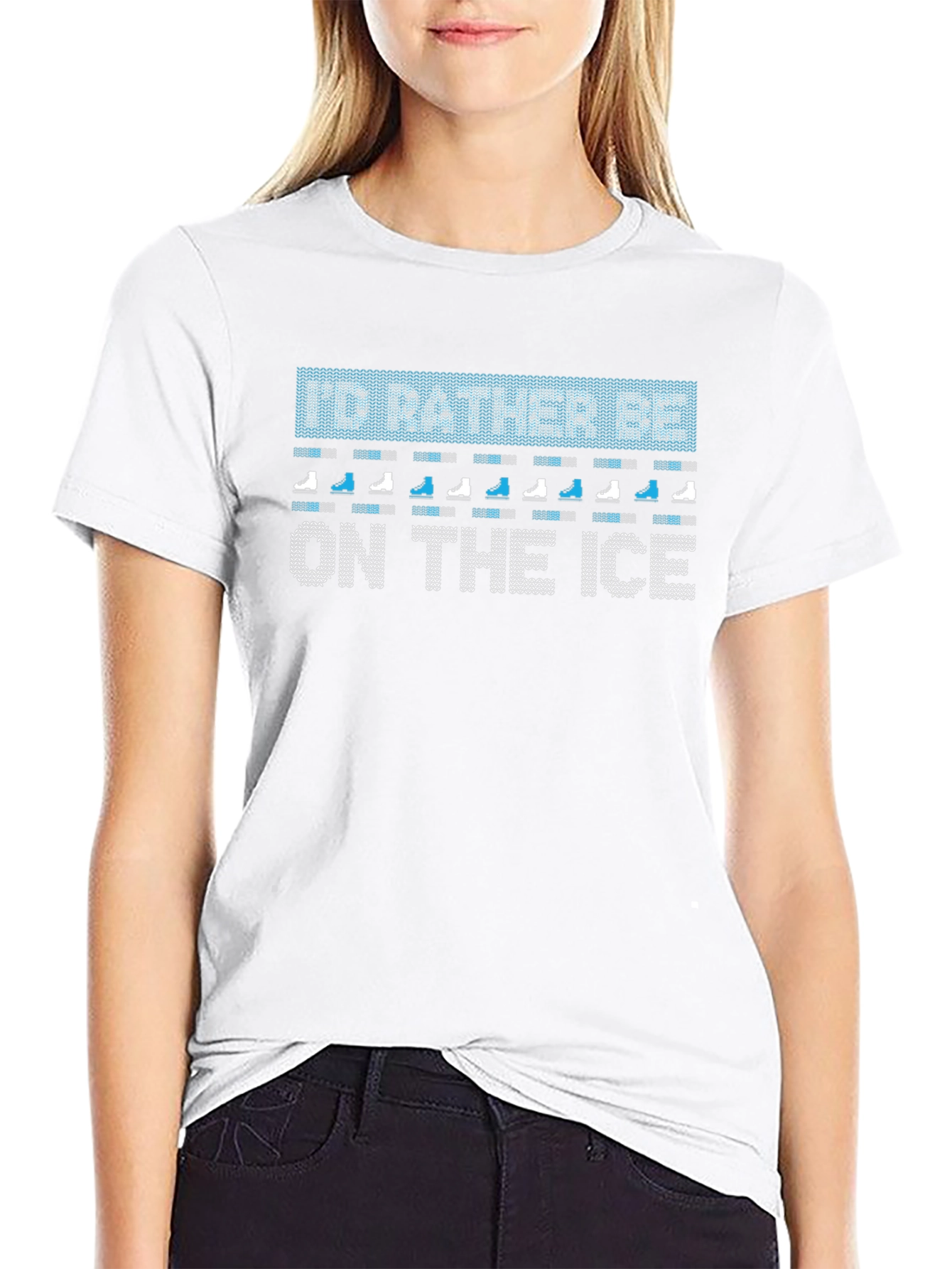 Id Rather Be On The Ice T-Shirt