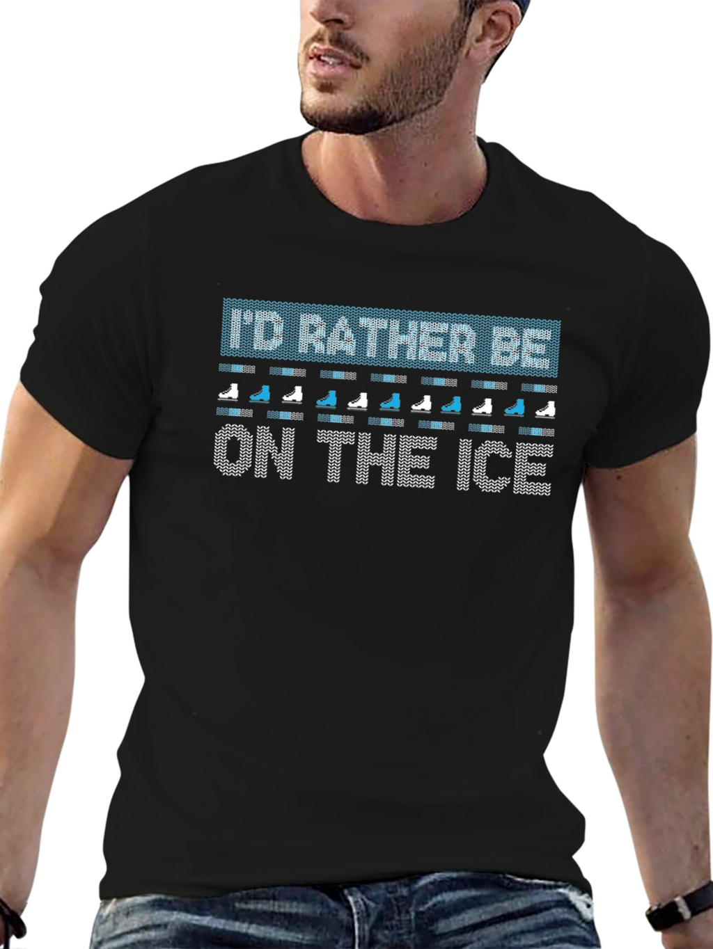Id Rather Be On The Ice T-Shirt