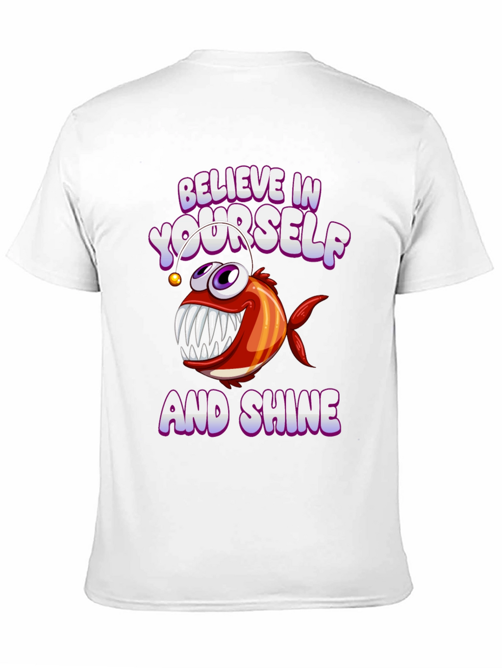 Believe in Yourself Angler Fish Graphic Tee