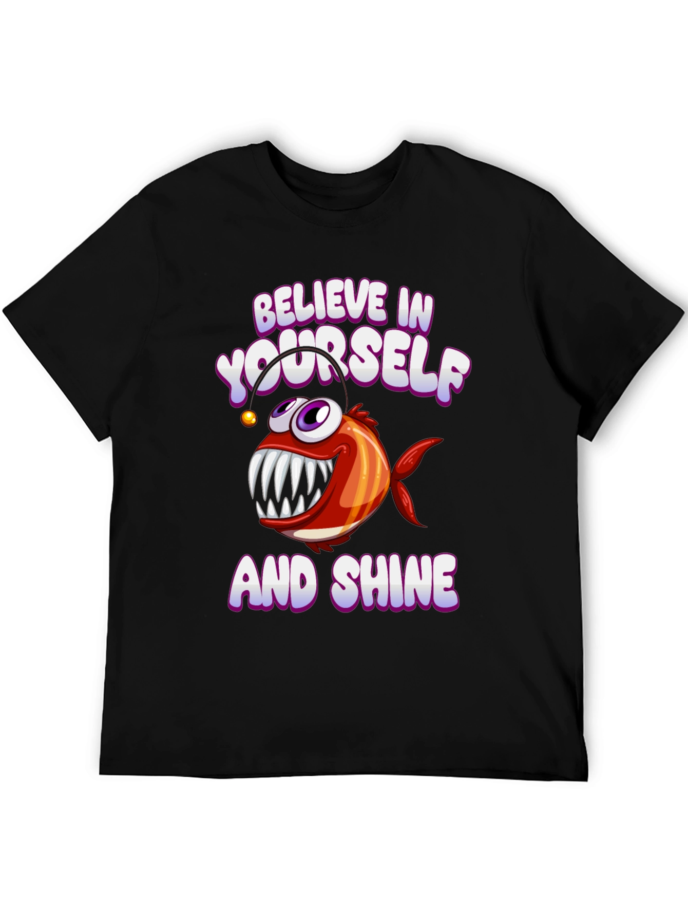 Believe in Yourself Angler Fish Graphic Tee