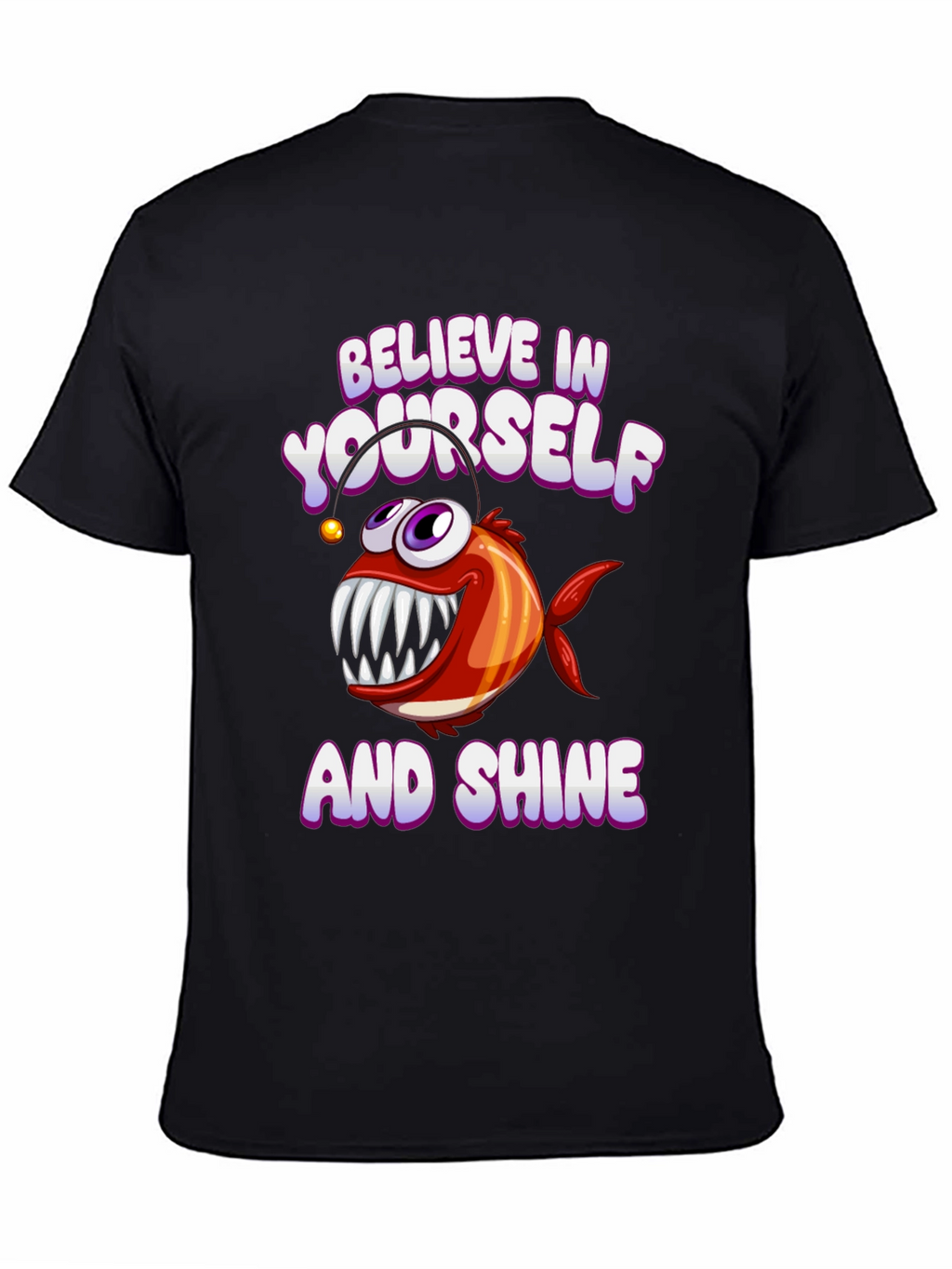 Believe in Yourself Angler Fish Graphic Tee