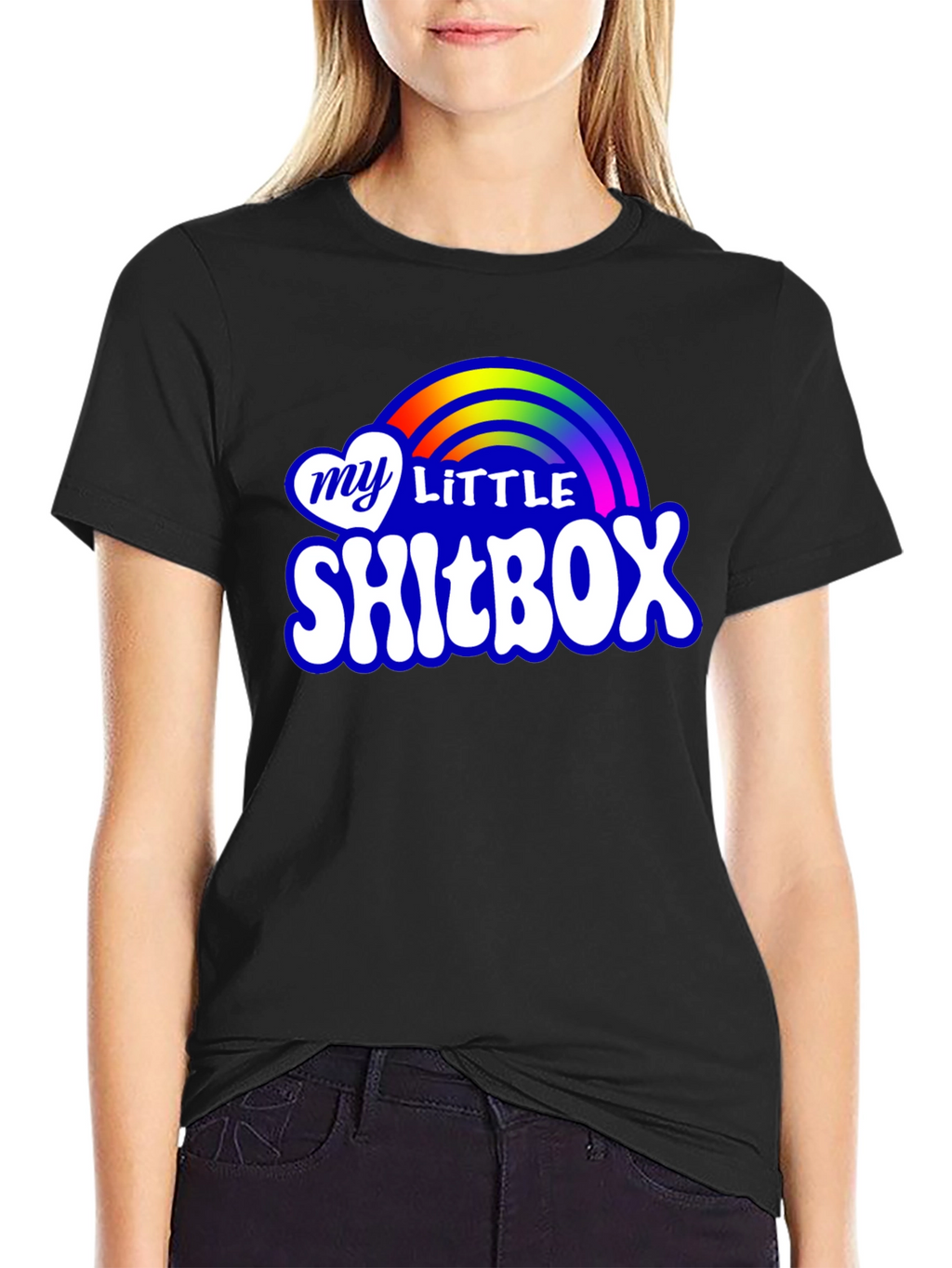 My Little Shitbox T-Shirt - Rainbow Novelty Tee
