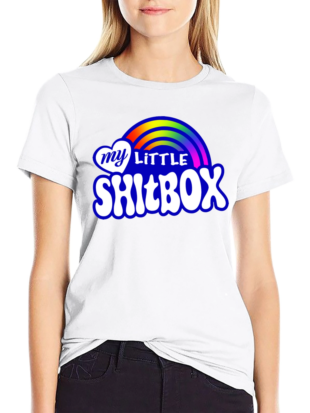 My Little Shitbox T-Shirt - Rainbow Novelty Tee
