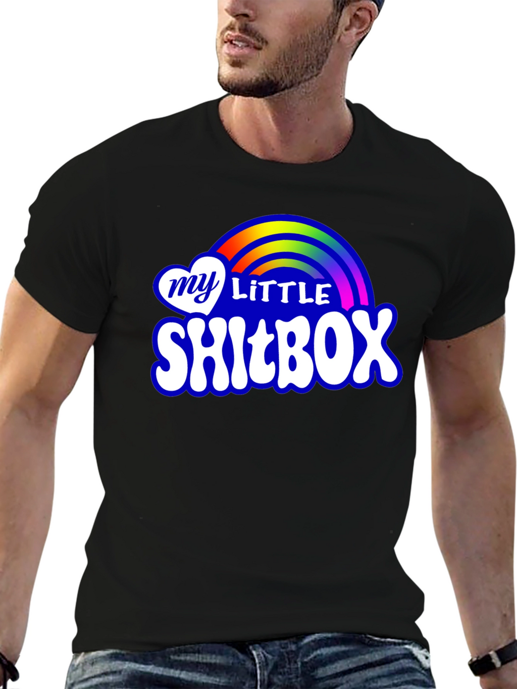 My Little Shitbox T-Shirt - Rainbow Novelty Tee