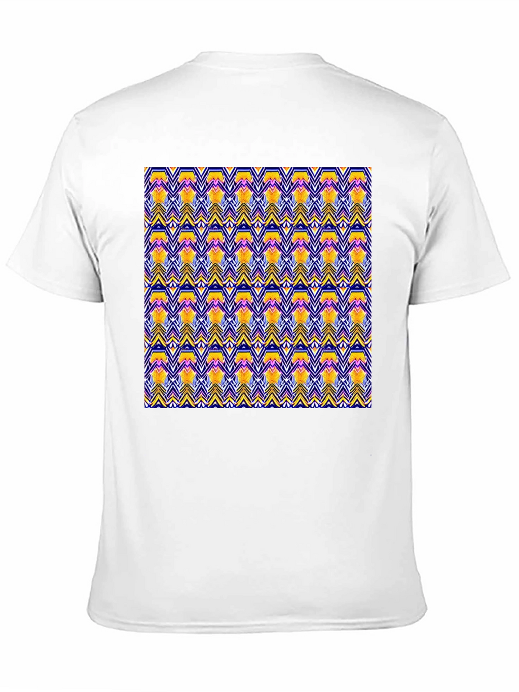 Geometric Pattern Black T-Shirt