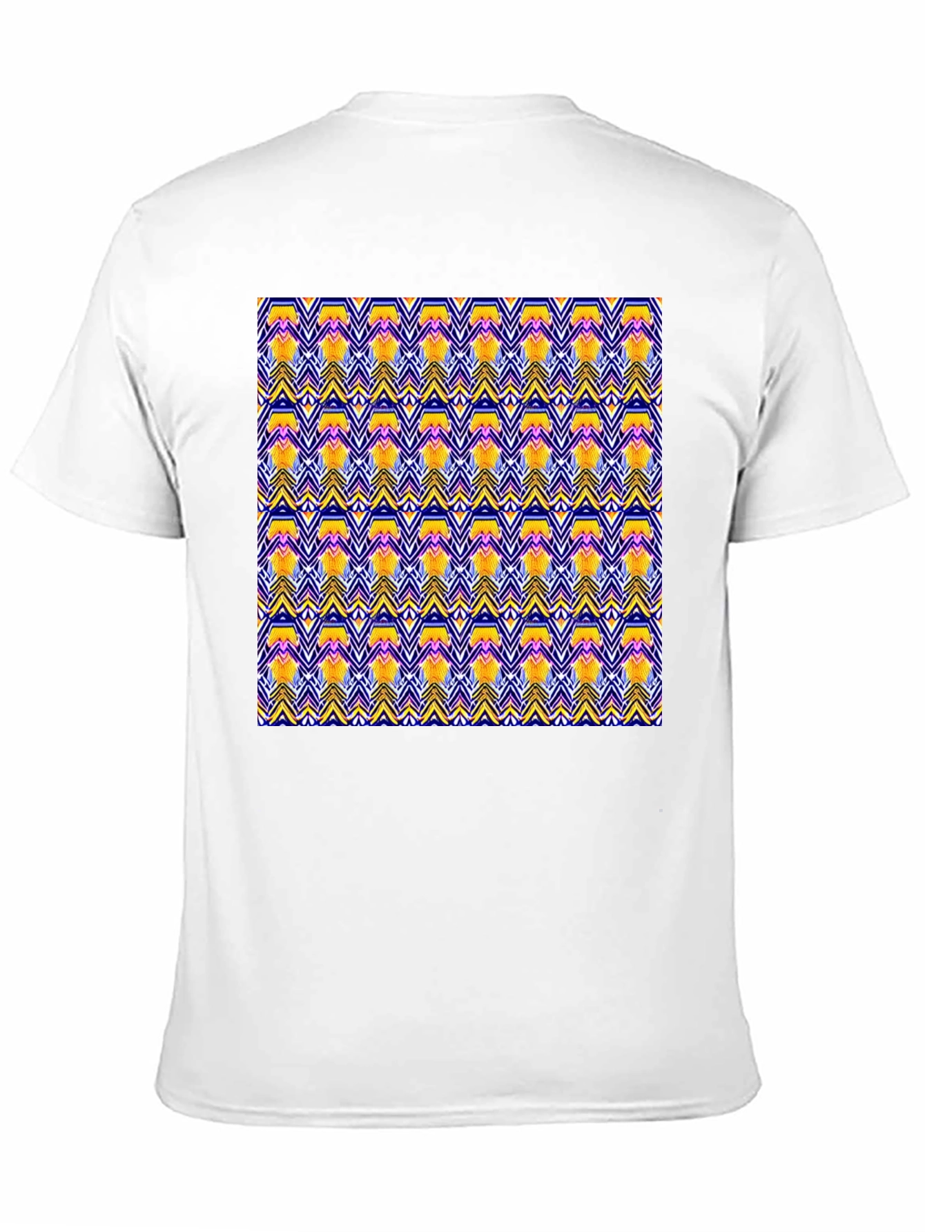 Geometric Pattern Black T-Shirt
