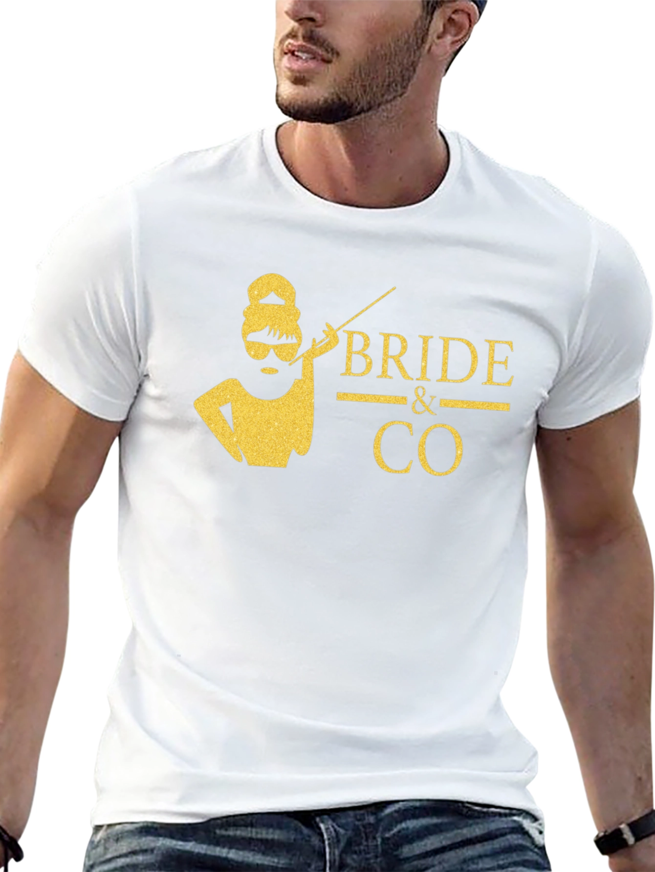 Bride & Co. Graphic Tee - Black Crew Neck T-Shirt