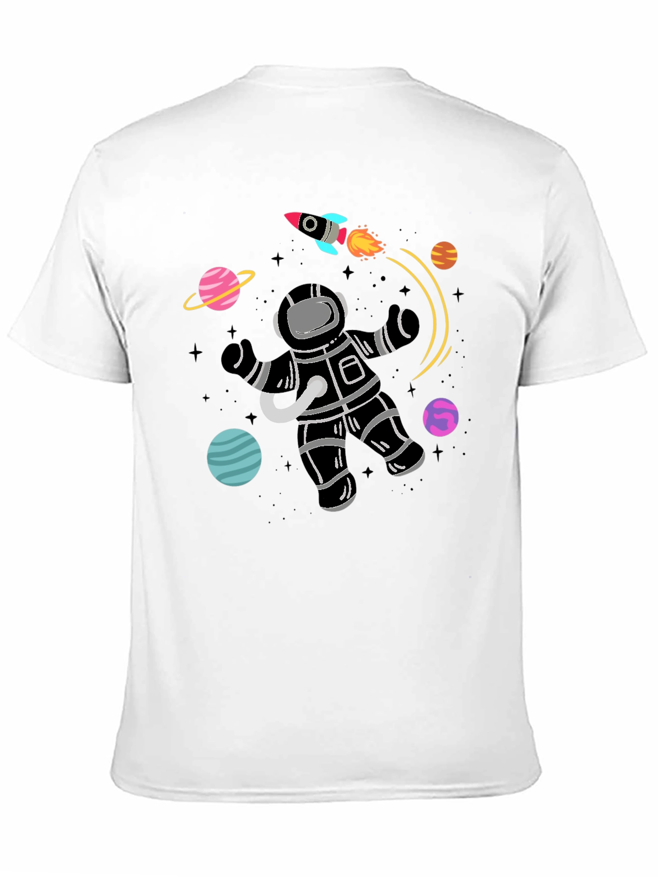 Astronaut Galaxy T-Shirt - Space Graphic Tee