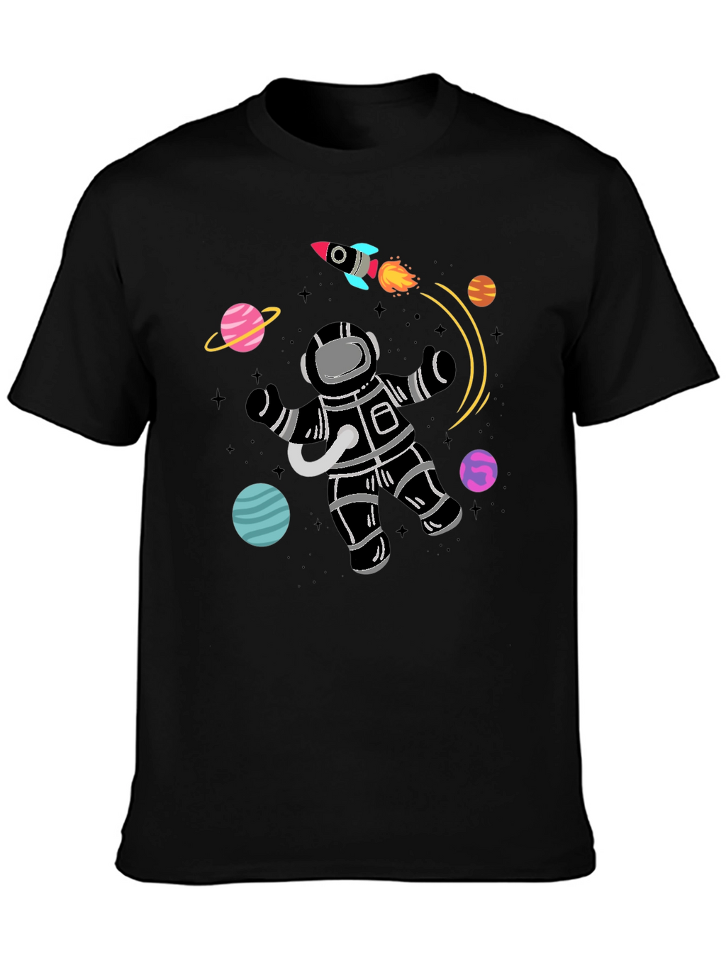 Astronaut Galaxy T-Shirt - Space Graphic Tee