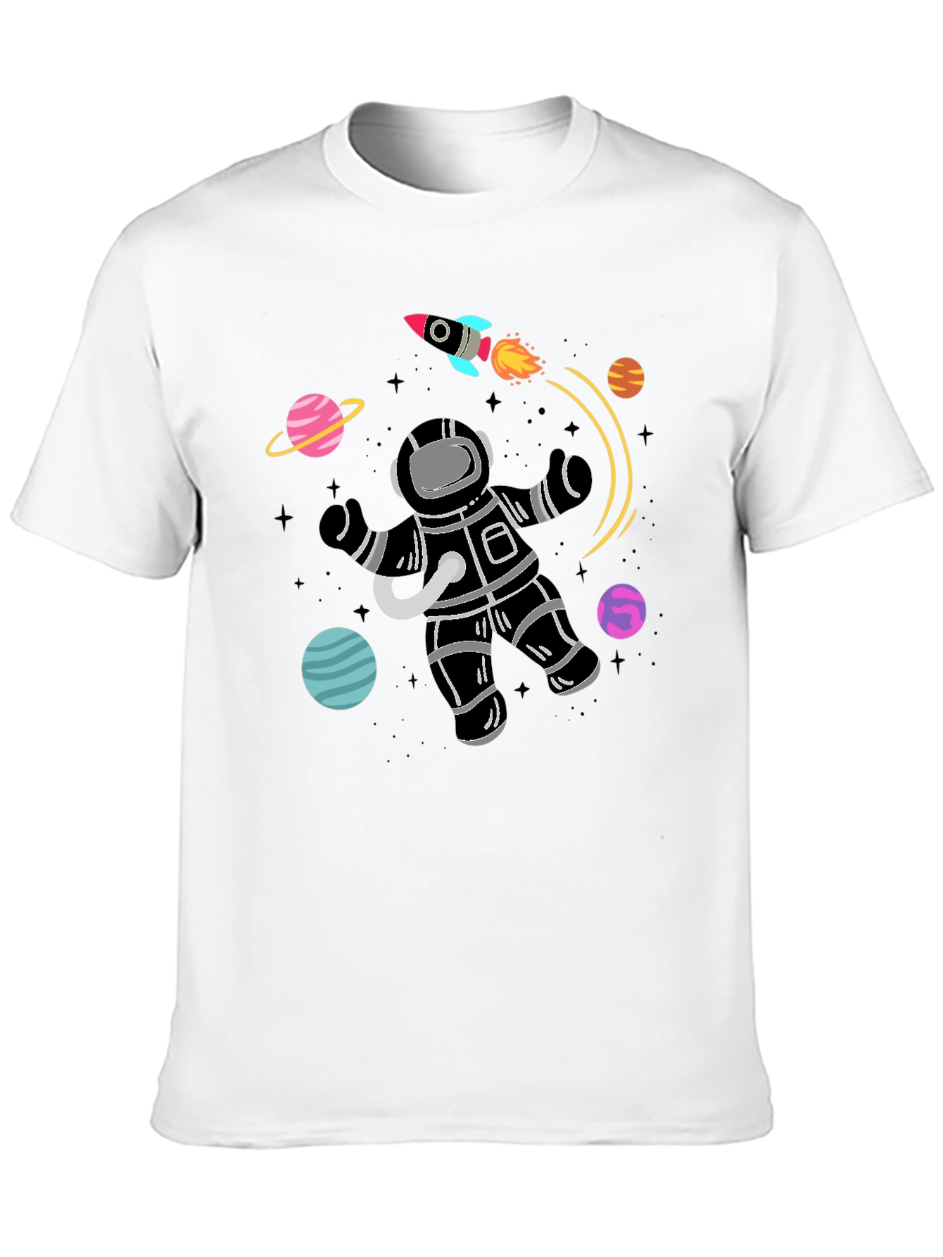 Astronaut Galaxy T-Shirt - Space Graphic Tee