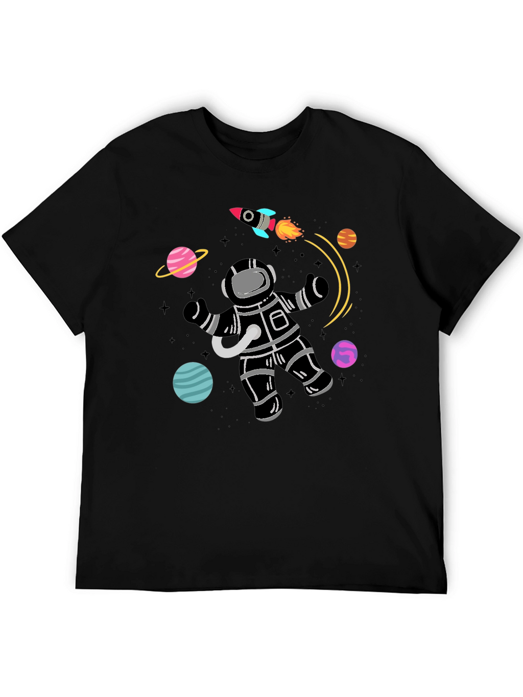 Astronaut Galaxy T-Shirt - Space Graphic Tee
