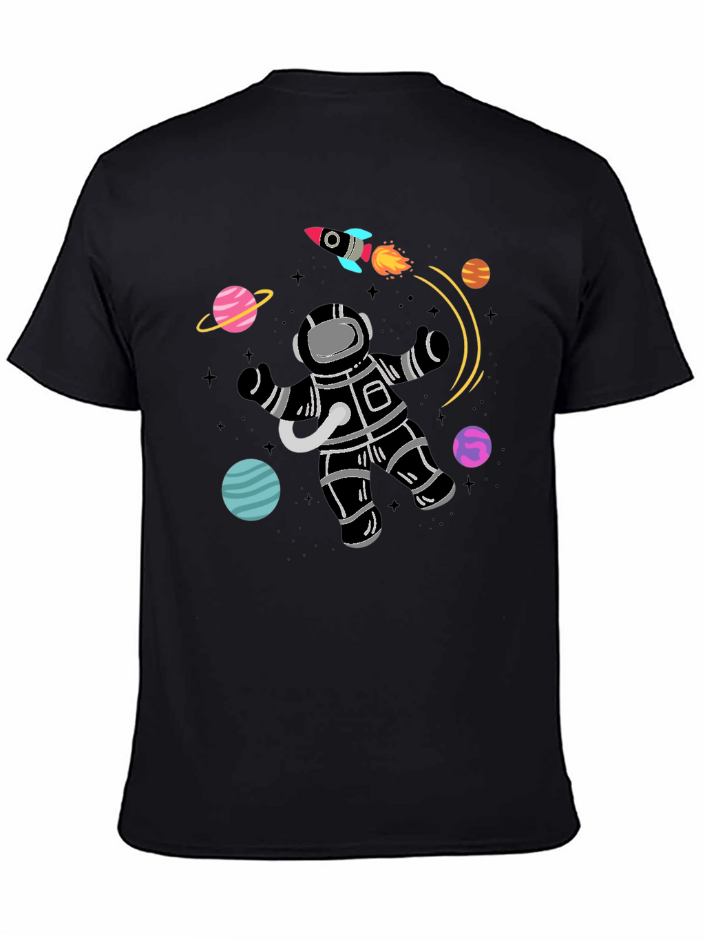 Astronaut Galaxy T-Shirt - Space Graphic Tee