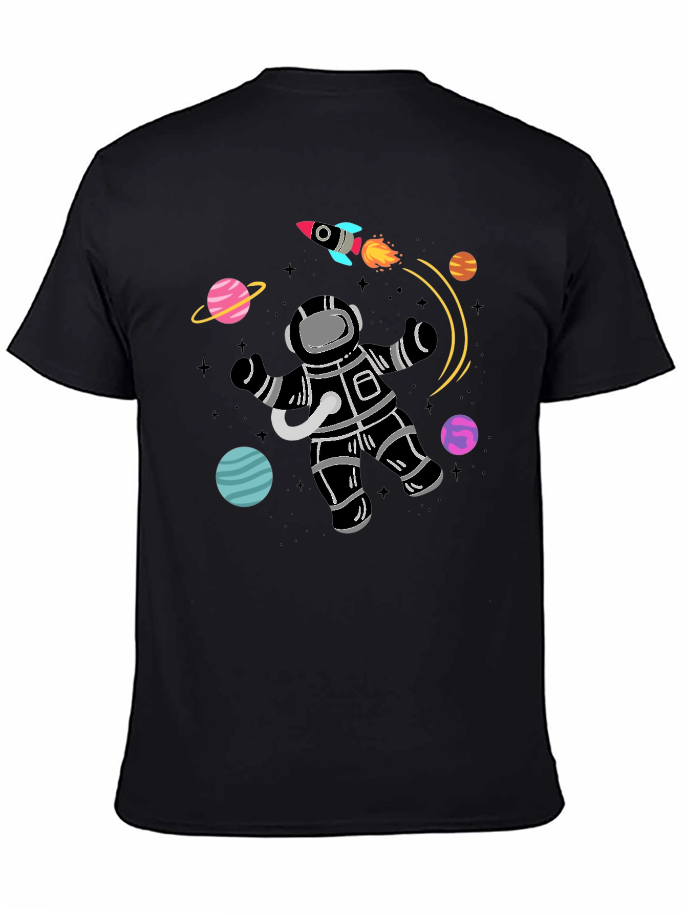 Astronaut Galaxy T-Shirt - Space Graphic Tee