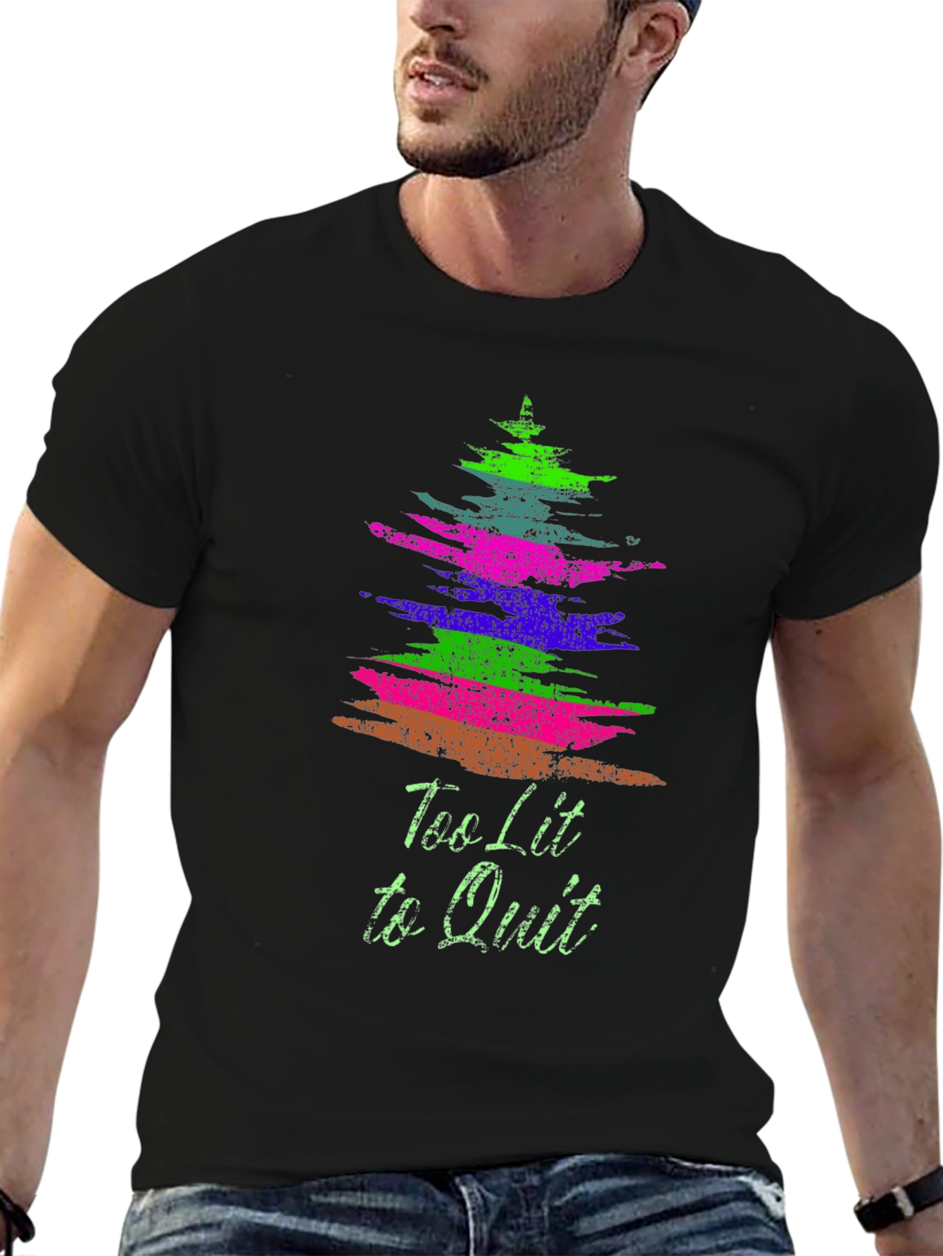 Too Lit to Quit Graphic Tee
