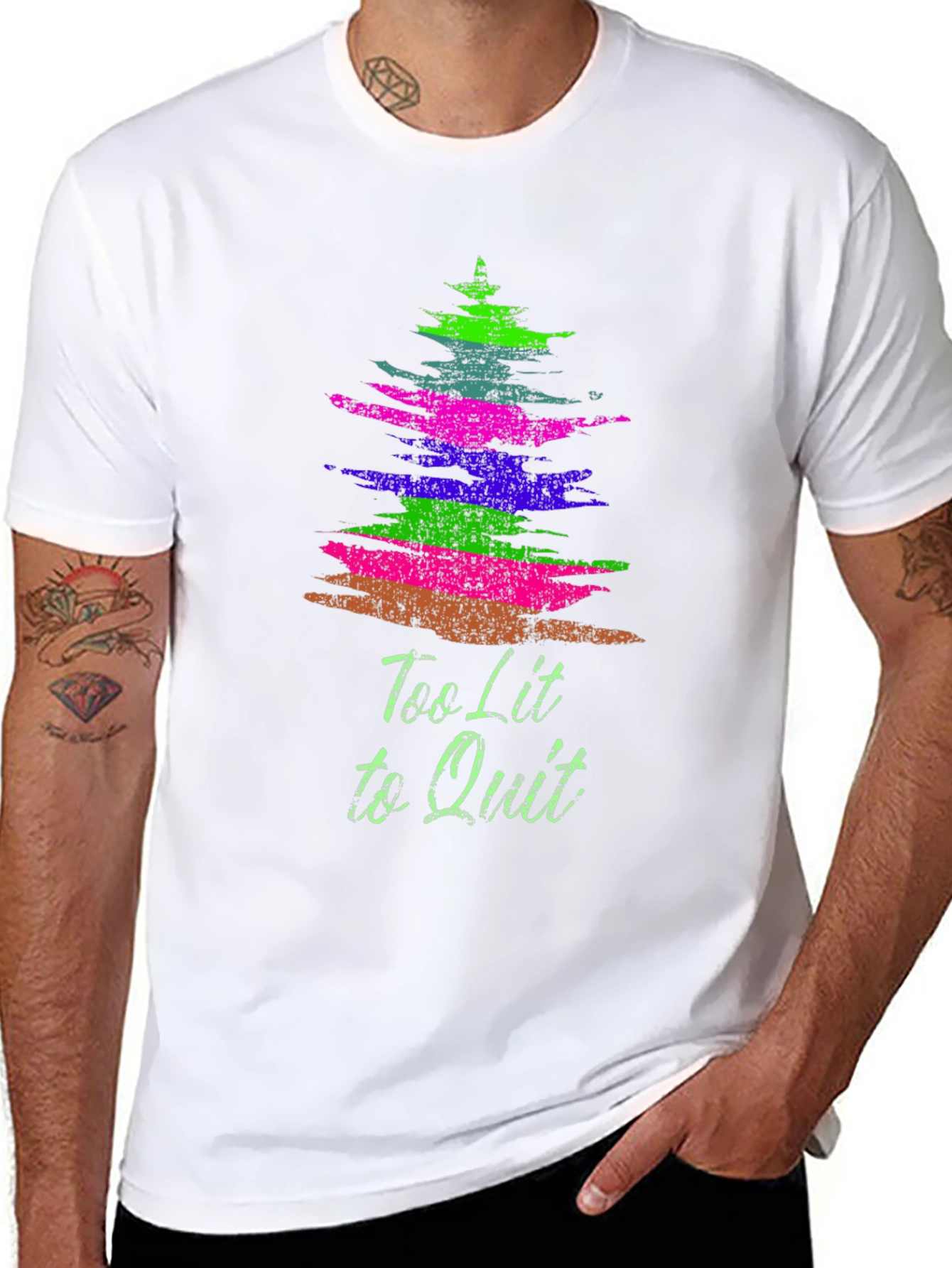 Too Lit to Quit Graphic Tee