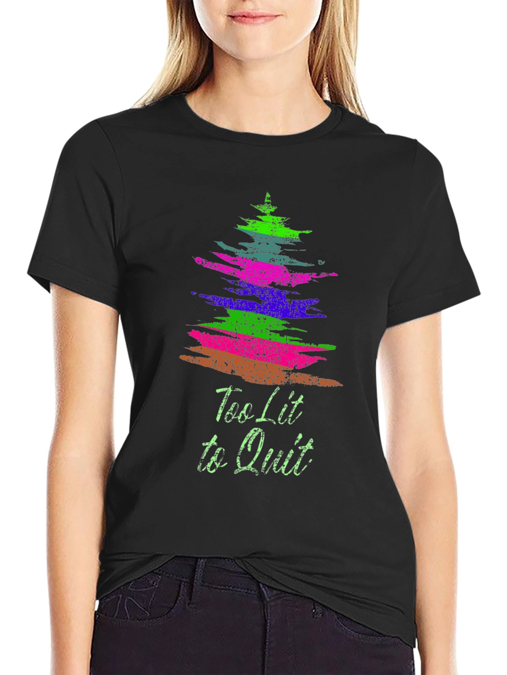 Too Lit to Quit Graphic Tee