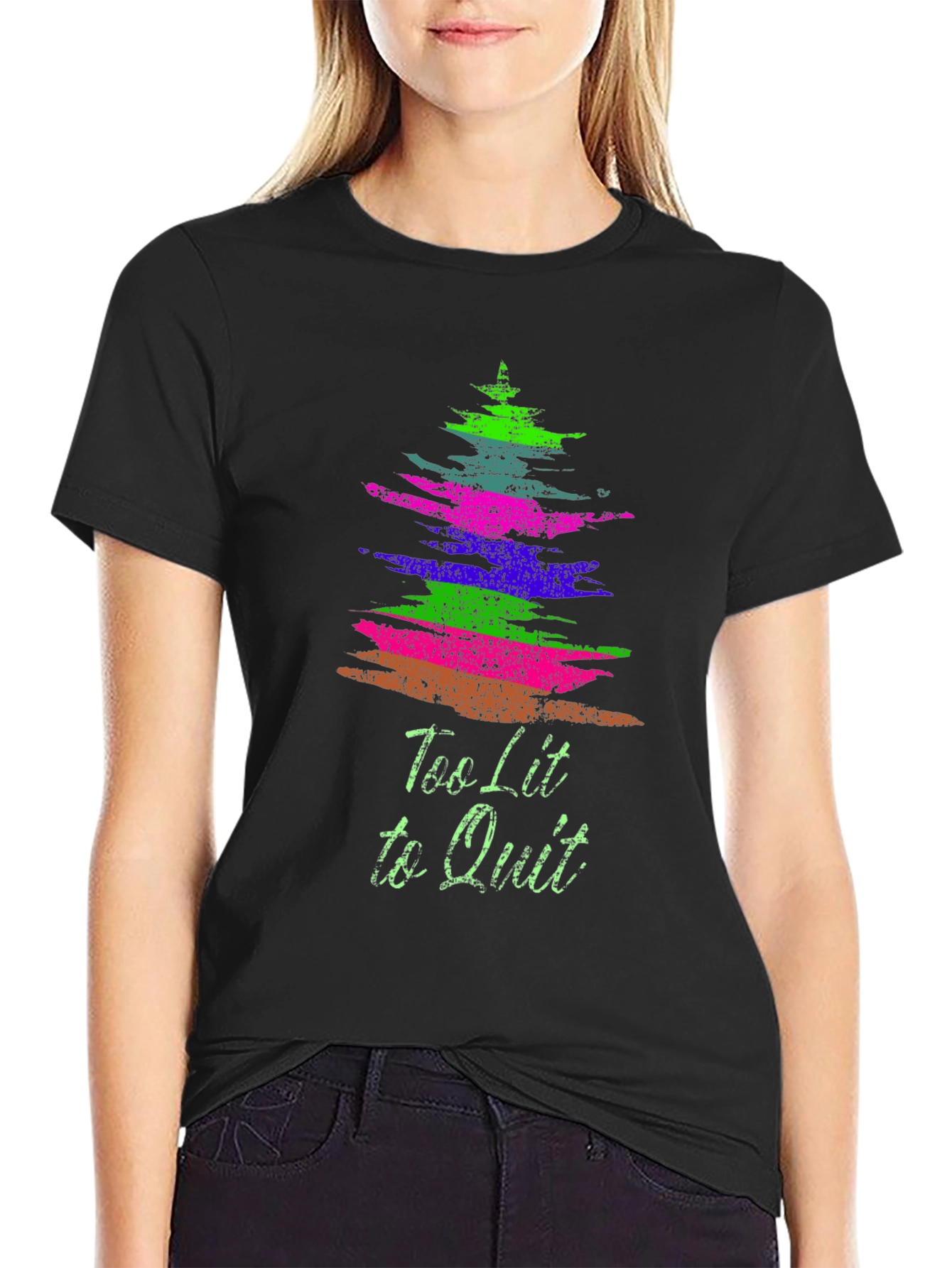 Too Lit to Quit Graphic Tee