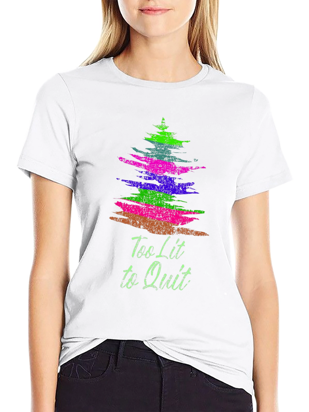 Too Lit to Quit Graphic Tee