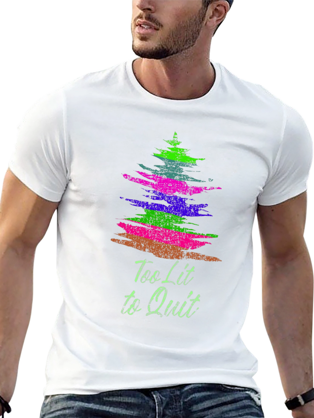 Too Lit to Quit Graphic Tee