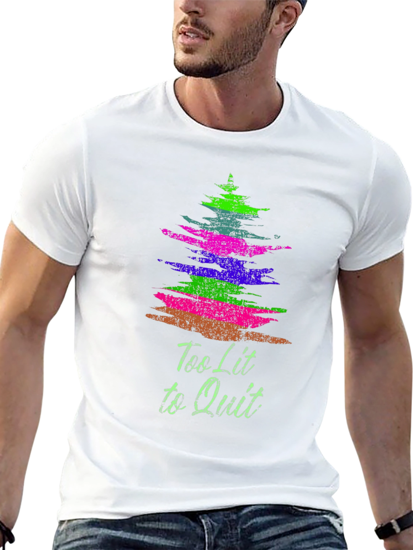 Too Lit to Quit Graphic Tee