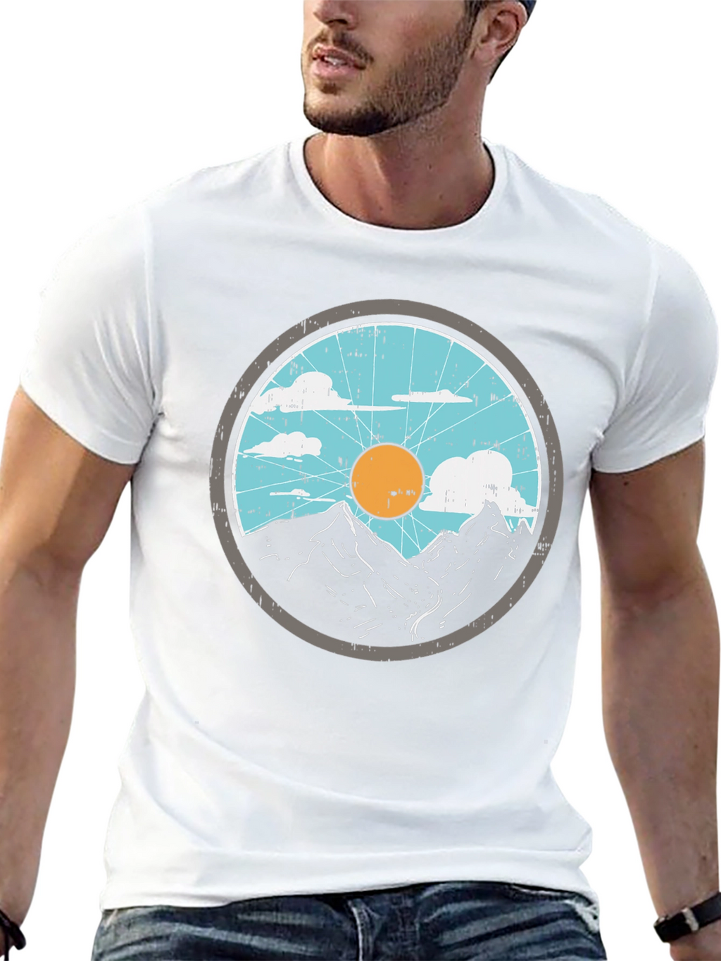 Mountainscape Graphic Tee - Outdoor Adventure