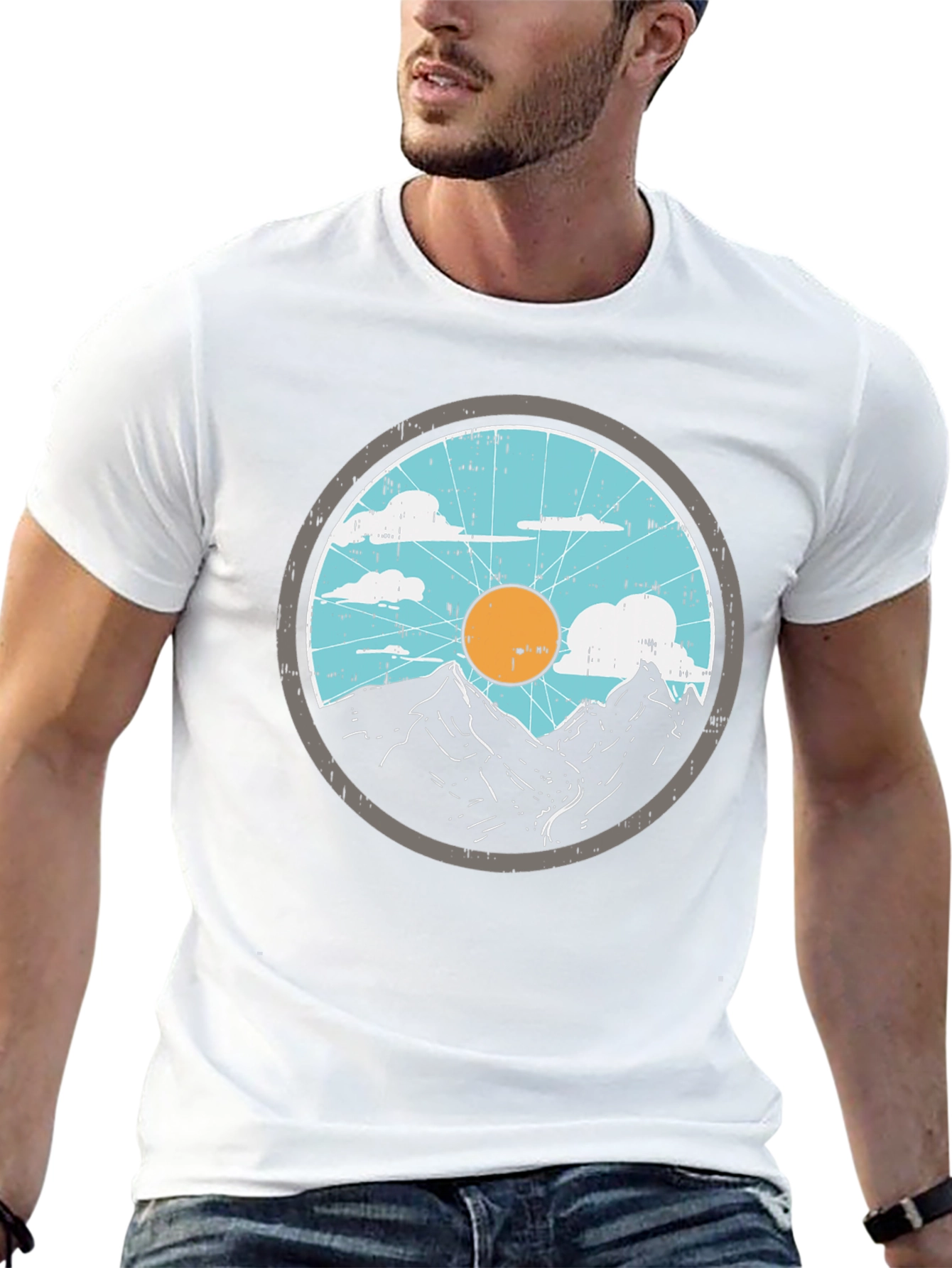 Mountainscape Graphic Tee - Outdoor Adventure