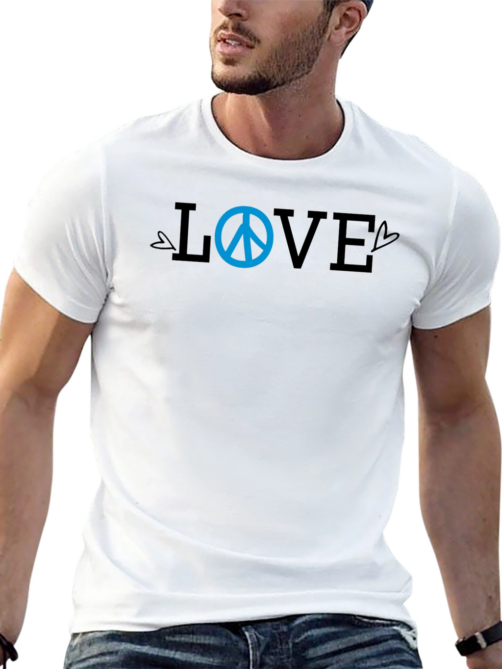 Love and Peace T-Shirt - Casual Wear